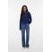 VERO MODA gestreepte gebreide trui blauw ajour