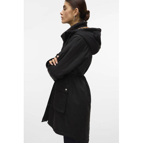 VERO MODA gewatteerde jas zwart afbeelding