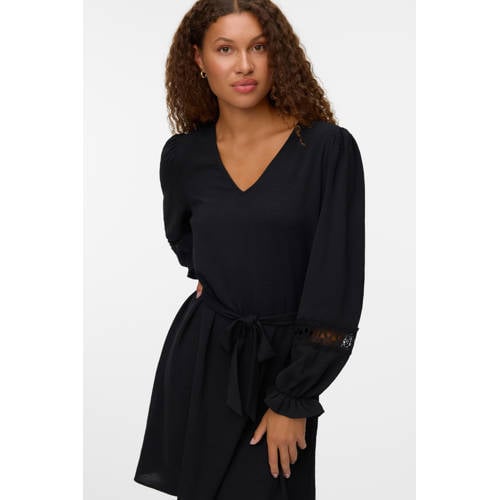 VERO MODA midi jurk zwart afbeelding