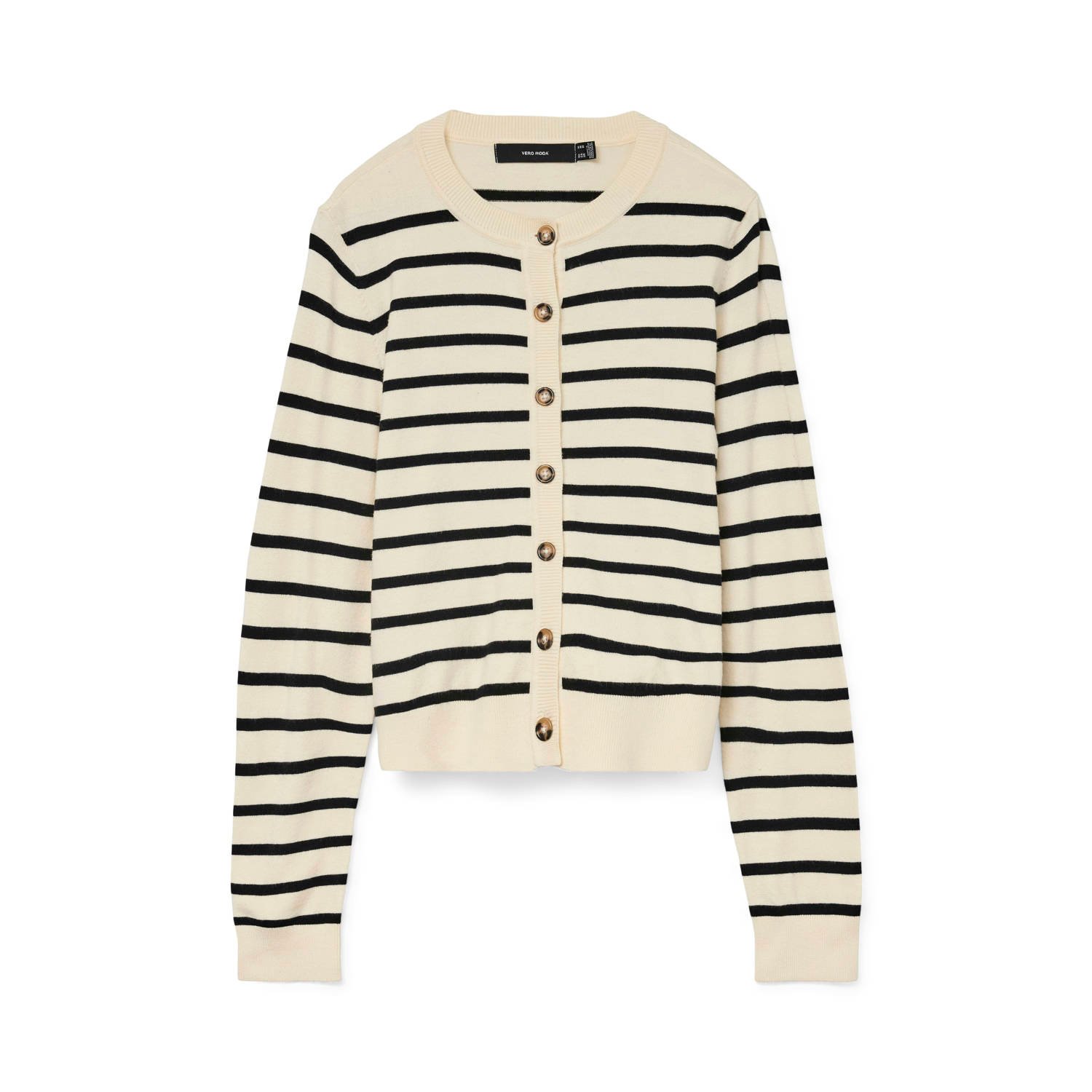 Vero Moda Vest VMSABA PLAIN LS O-NECK CARDIGAN NOOS