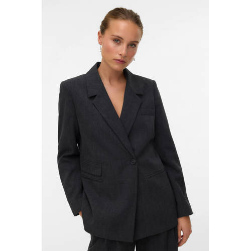 VERO MODA regular blazer grijs melange afbeelding