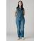 Levi's high waist straight leg jeans Ribcage medium blue denim