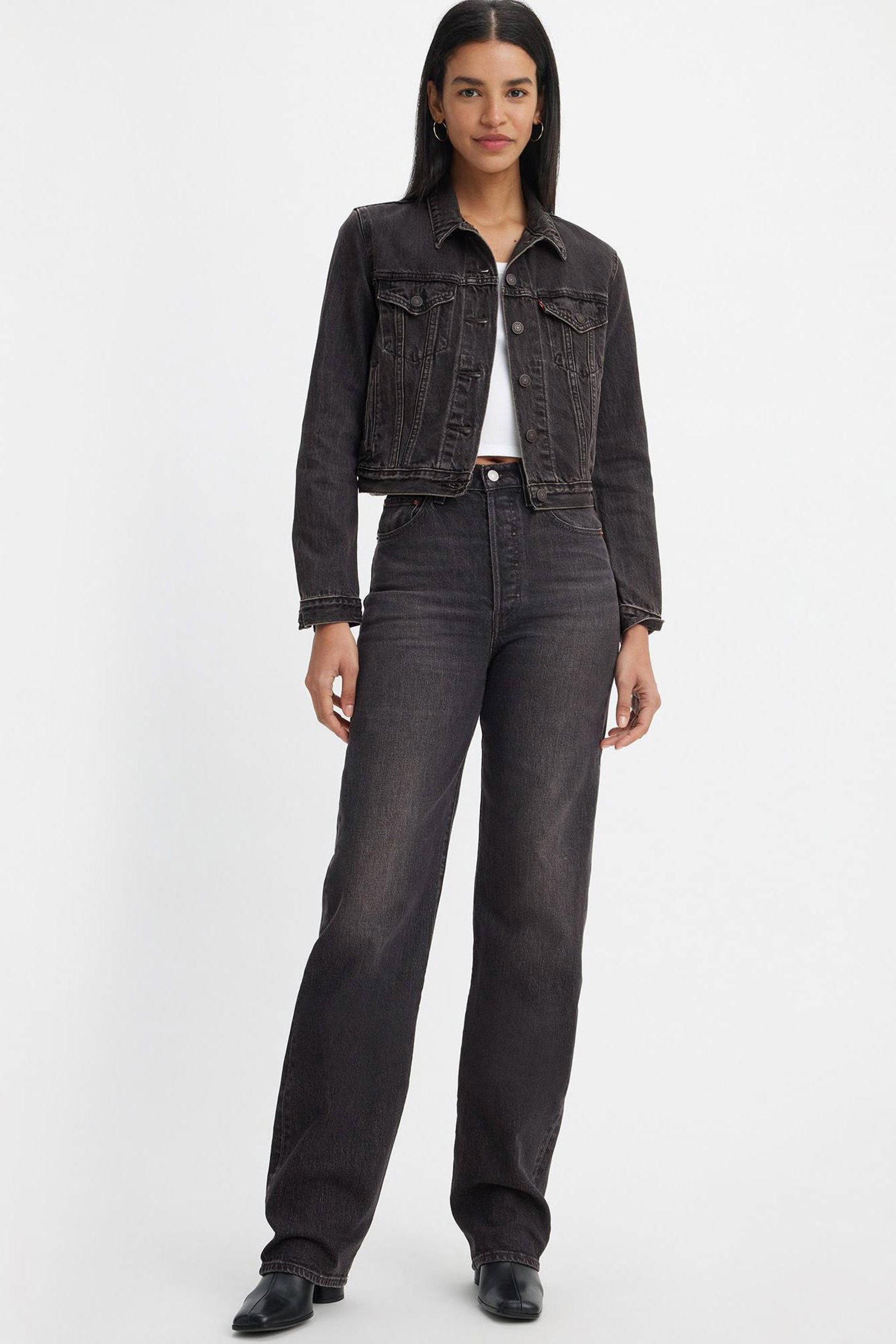 Lori Straight Leg Jeans Grey Denim main image 1