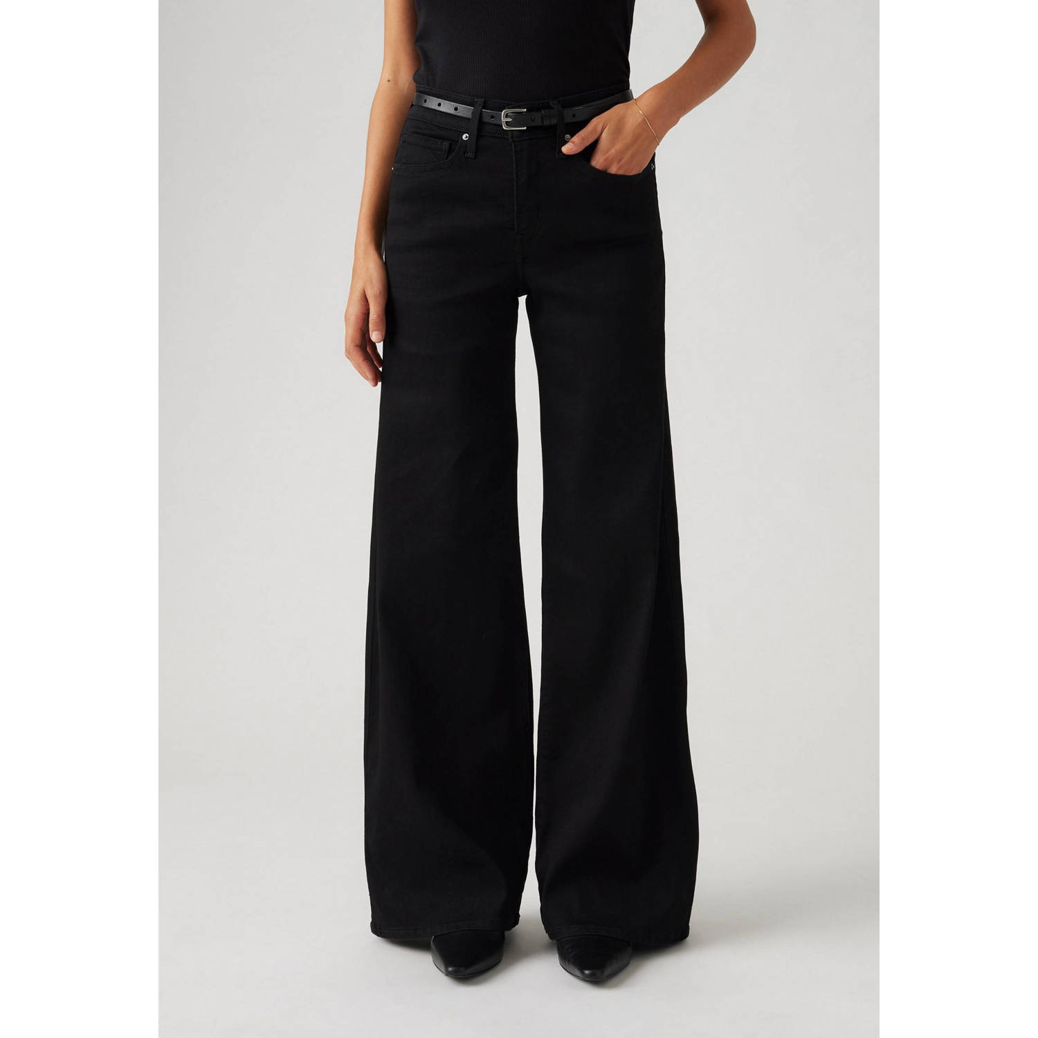 Levi's high waist wide leg jeans