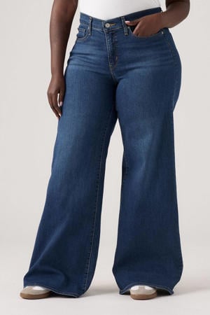 318 shaping mid waist wide leg jeans