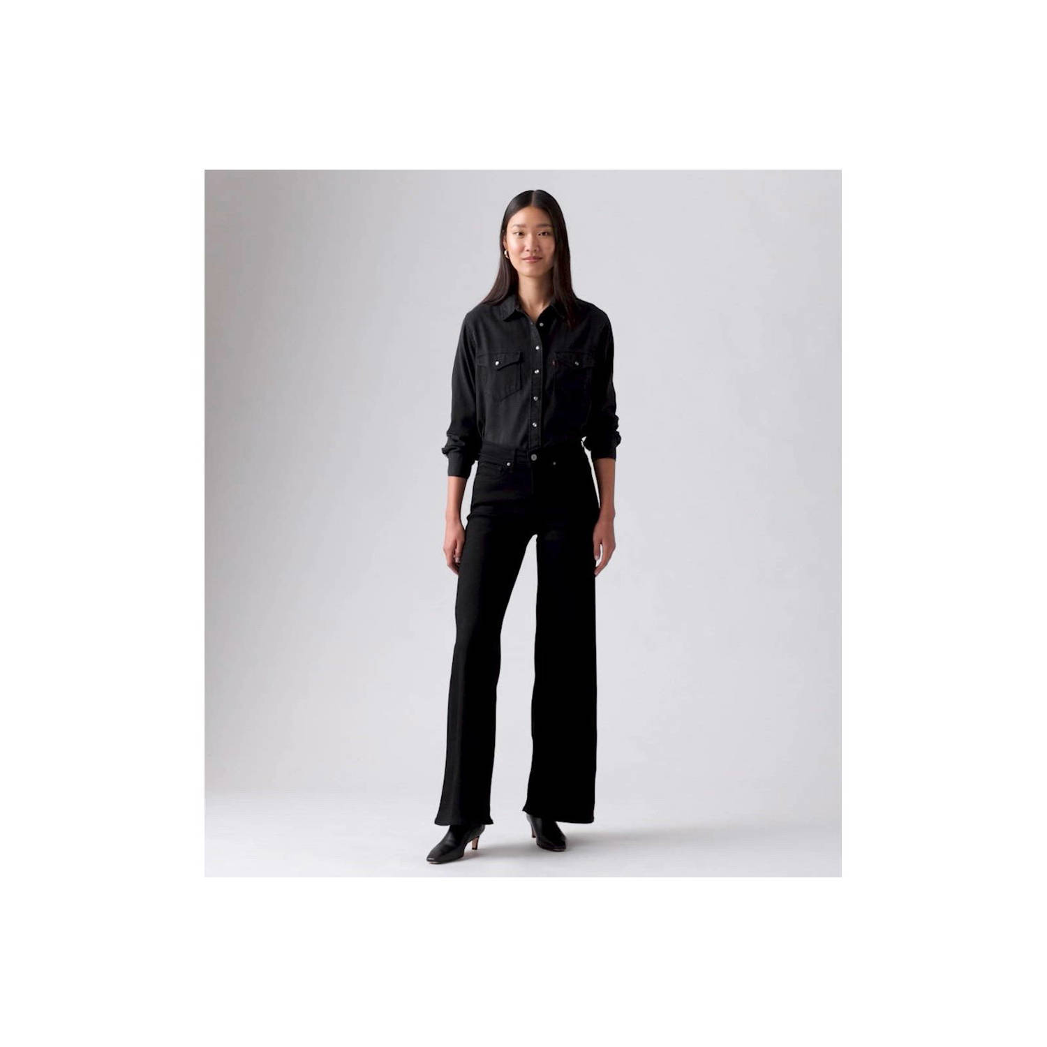 Levi's high waist wide leg jeans