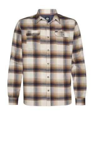 casual overhemd beige