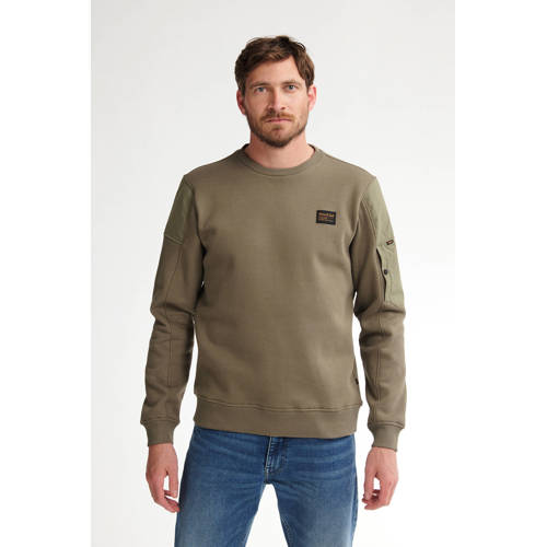 Petrol Industries sweater olijfgroen afbeelding