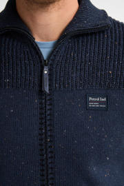 thumbnail: Petrol Industries vest gebreid blauw
