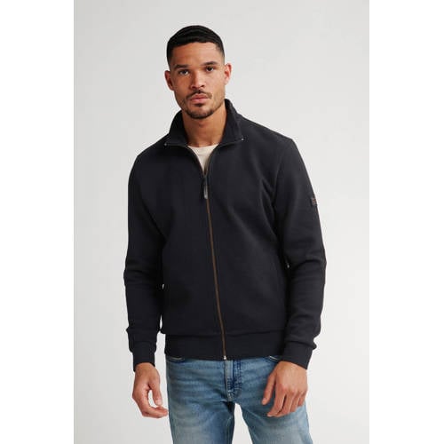 Petrol Industries sweatvest met textuur afbeelding
