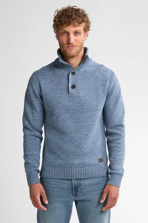 gebreide trui blauw