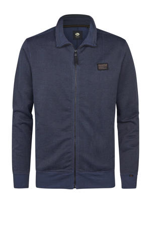 sweatvest blauw