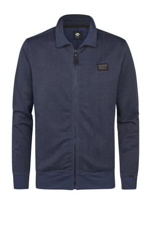 sweatvest blauw