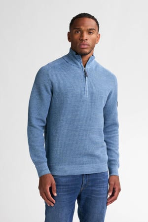 trui grof gebreid blauw