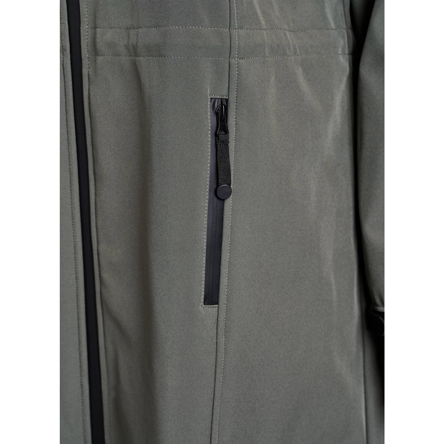 Zizzi softshell jas groen
