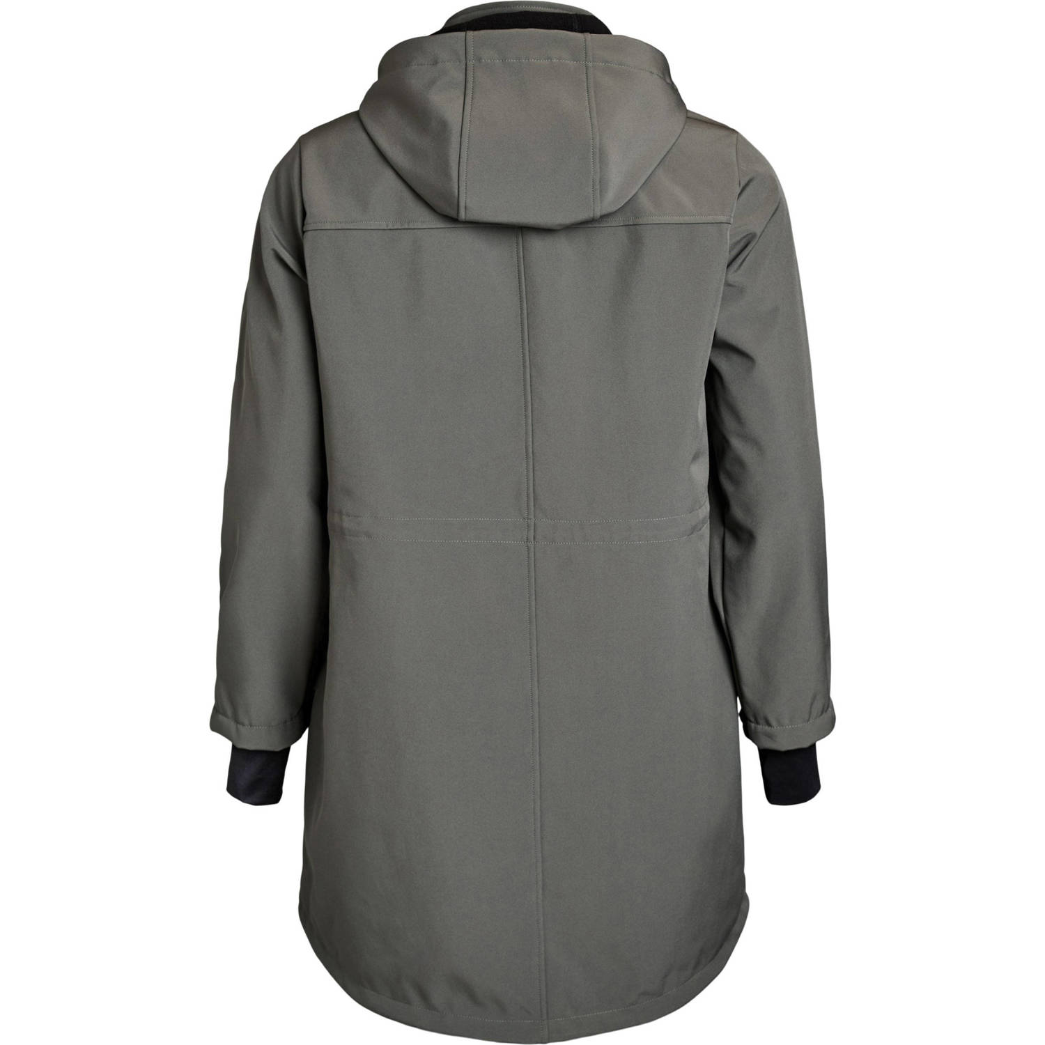 Zizzi softshell jas groen