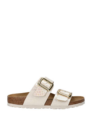 Sydney Cushion Buckle slippers ecru