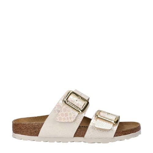 Birkenstock Sydney Cushion Buckle slippers ecru afbeelding