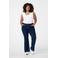 MS Mode high waist flared jeans dark blue denim
