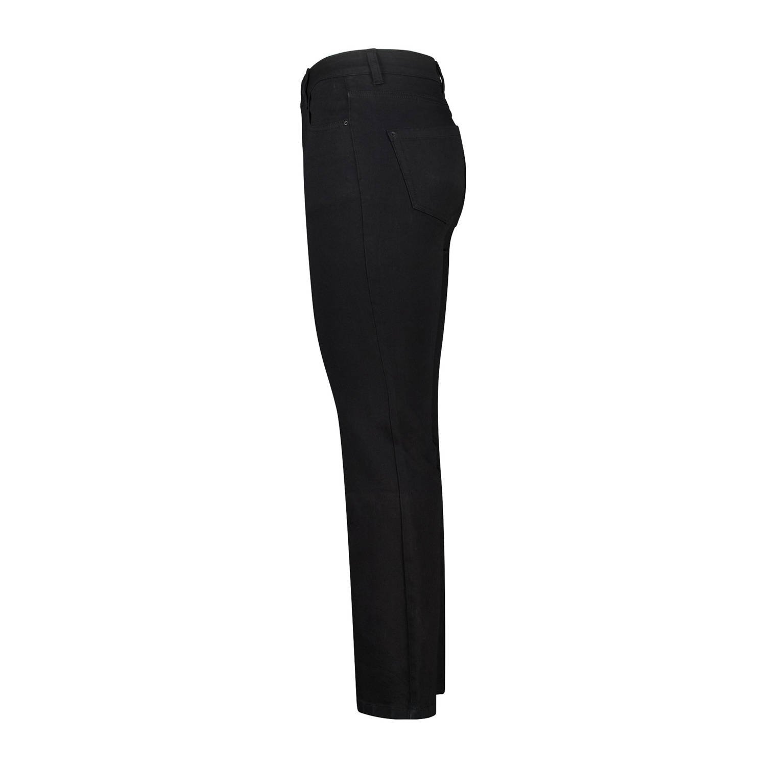MS Mode high waist flared jeans zwart