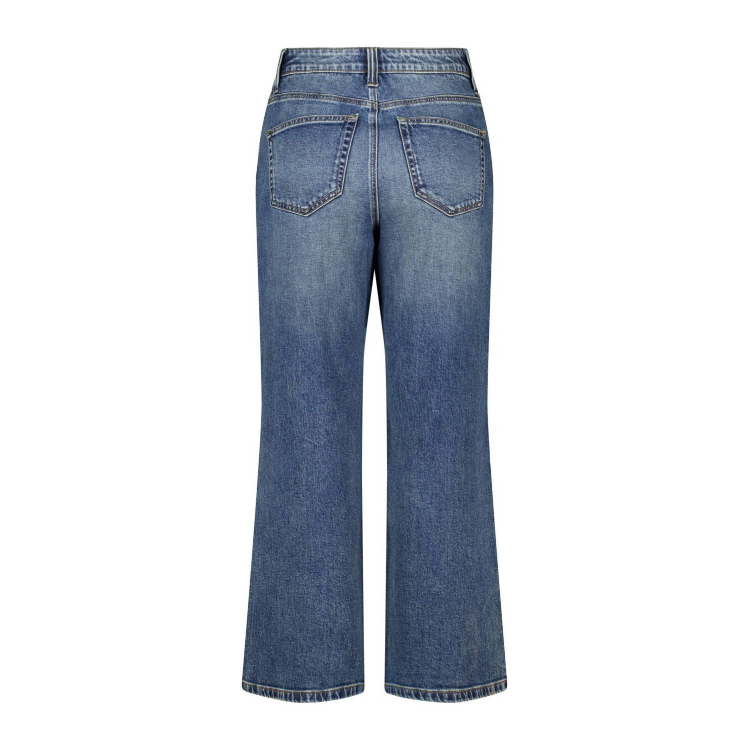 MS Mode high waist bootcut jeans dark blue denim