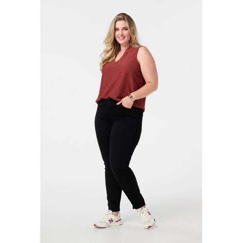 MS Mode skinny jeans black denim afbeelding