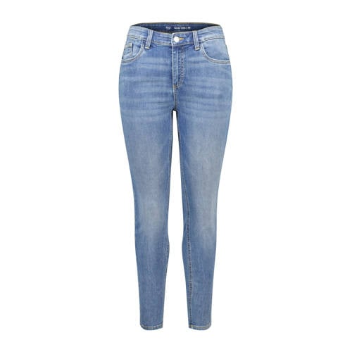 MS Mode slim fit jeans medium blue denim afbeelding