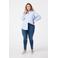 MS Mode high waist skinny jeans medium blue denim