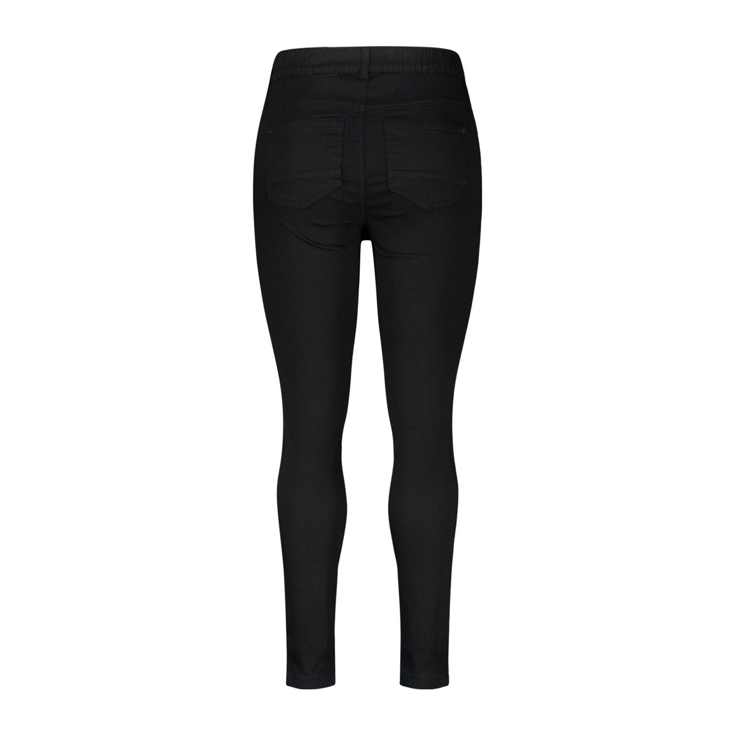 MS Mode denim skinny regular waist broek zwart