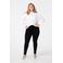 MS Mode denim skinny regular waist broek zwart