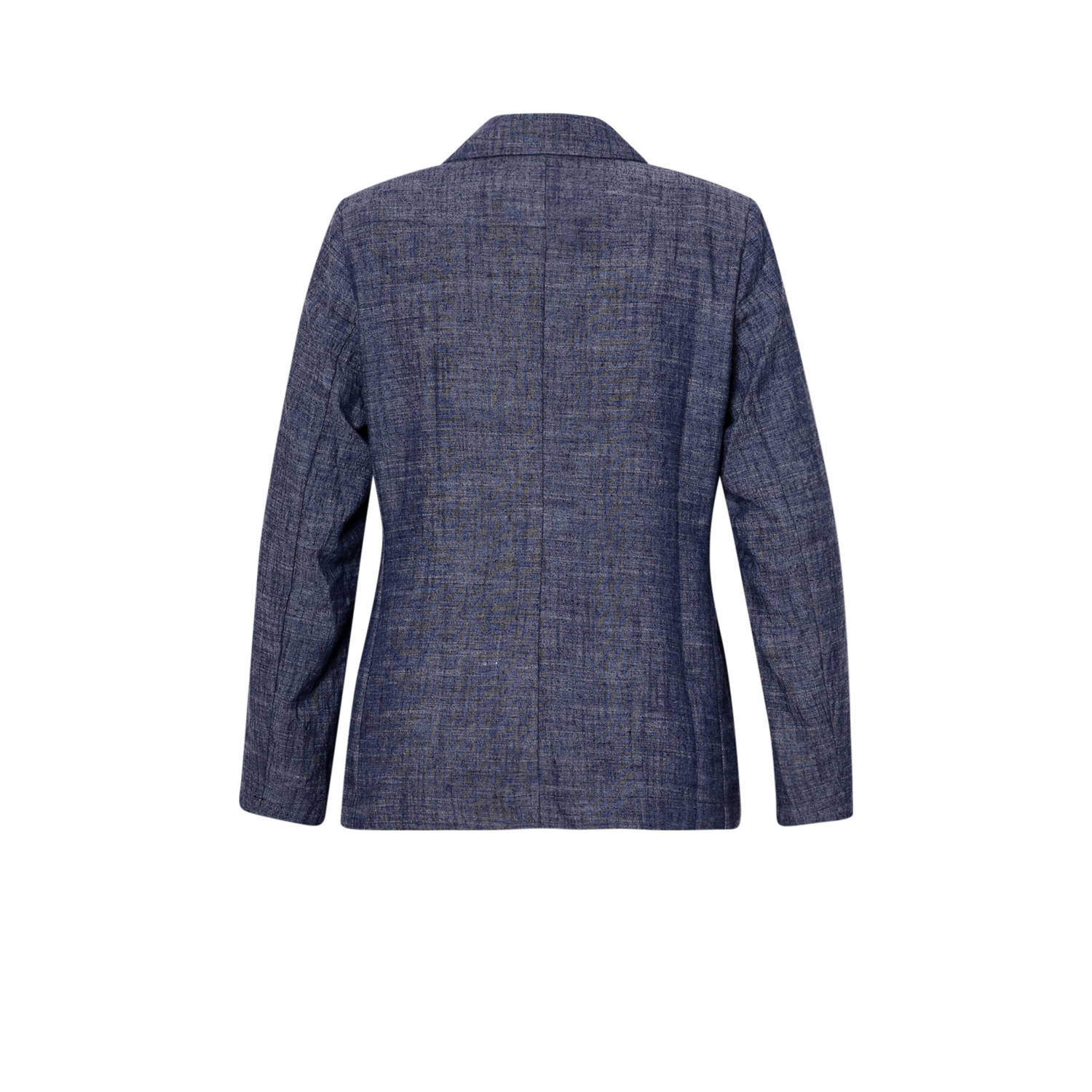 Paprika linnen regular blazer donkerblauw
