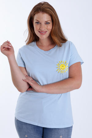 T-shirt lichtblauw