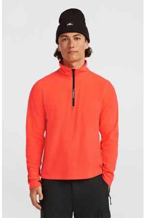 fleece trui oranje