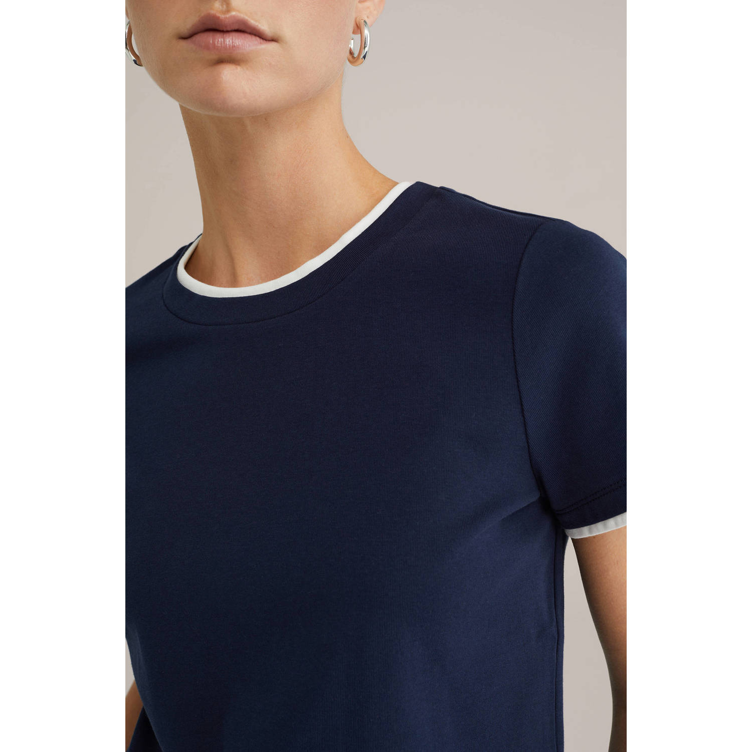 WE Fashion T-shirt donkerblauw