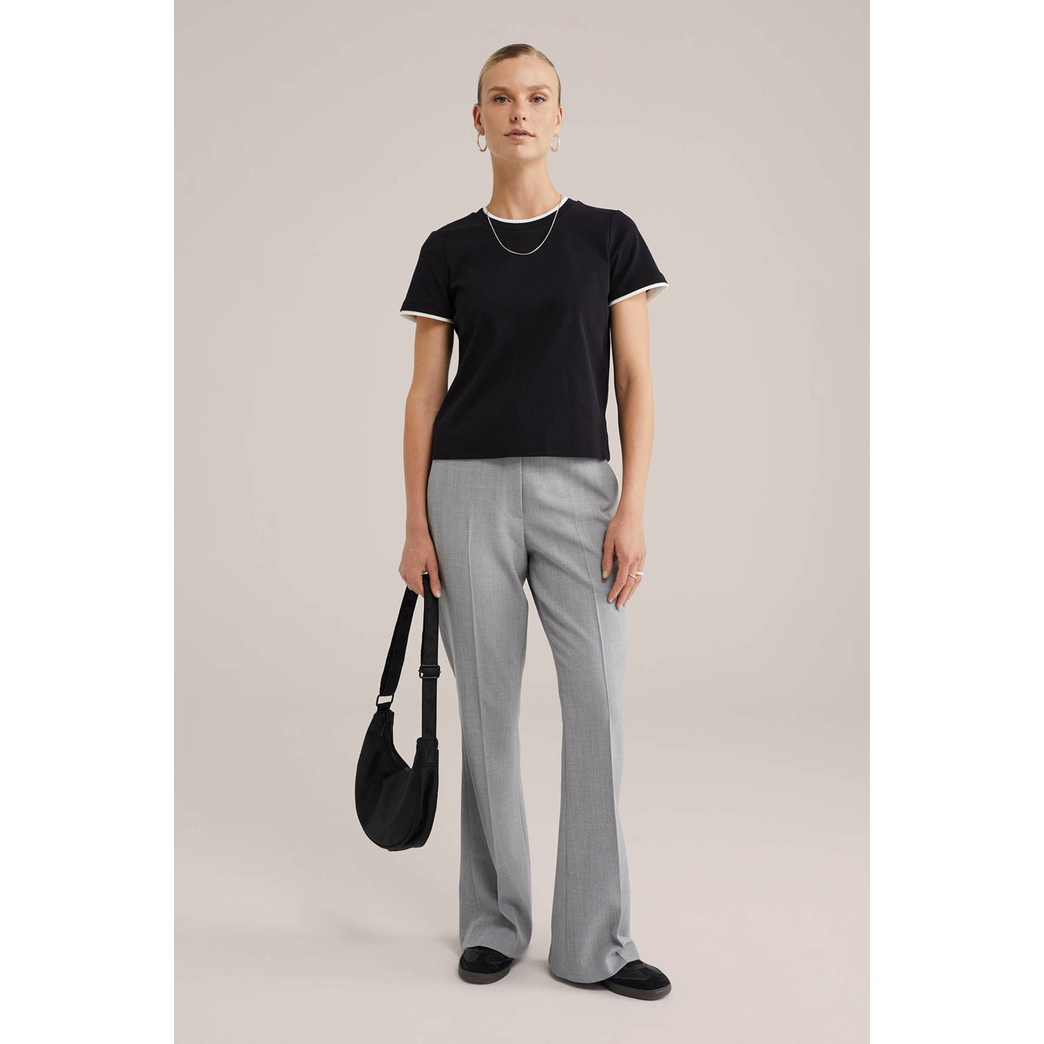 WE Fashion T-shirt zwart