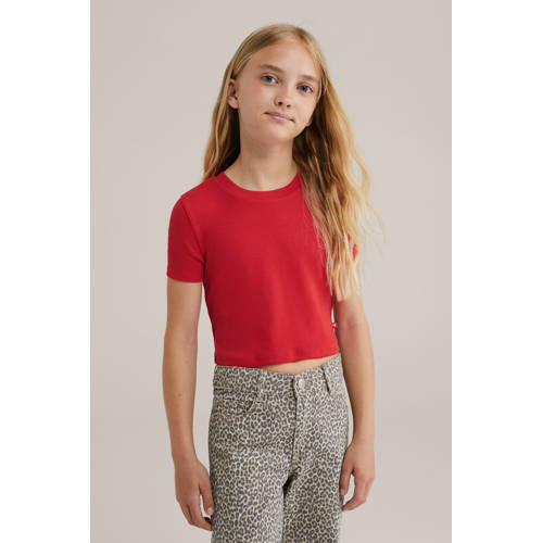 WE Fashion T-shirt rood afbeelding