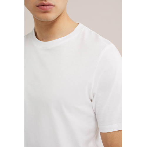 WE Fashion regular T-shirt wit - (set van 3) afbeelding
