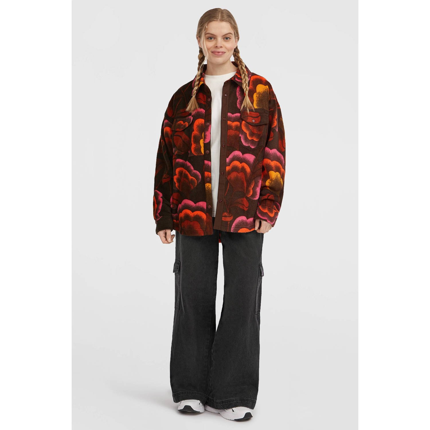 O'Neill fleece blouse bruin