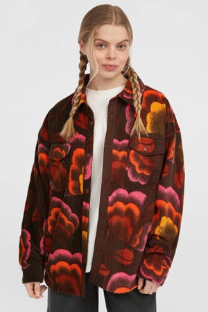 fleece blouse bruin
