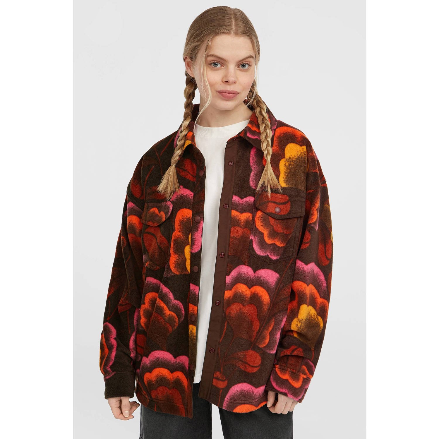 O'Neill fleece blouse bruin