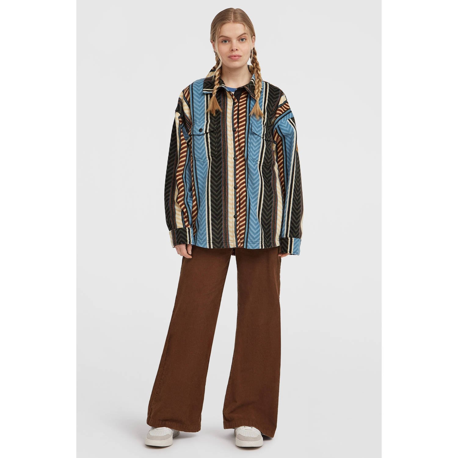 O'Neill fleece blouse blauw