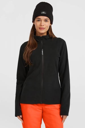 fleece vest zwart