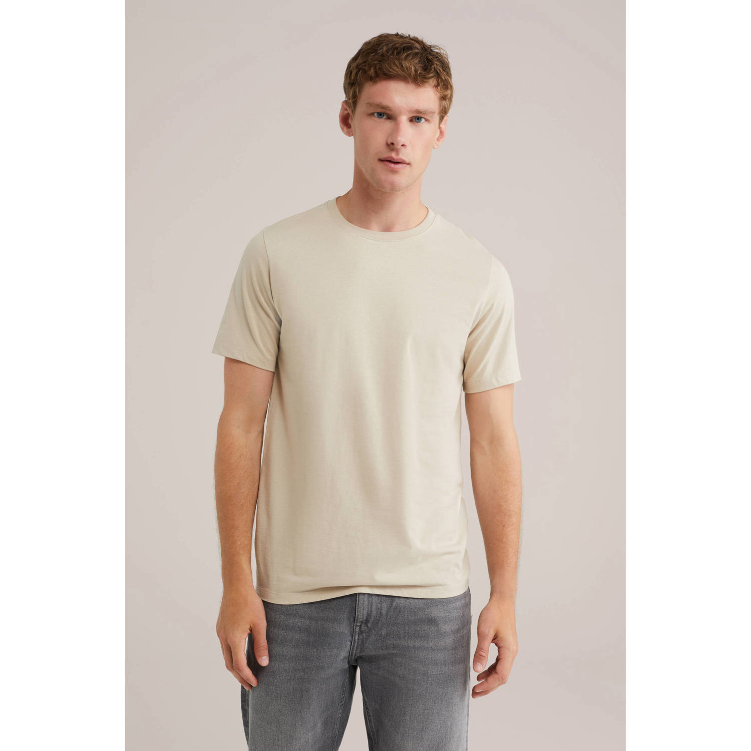 WE Fashion regular T-shirt multi (set van 3)