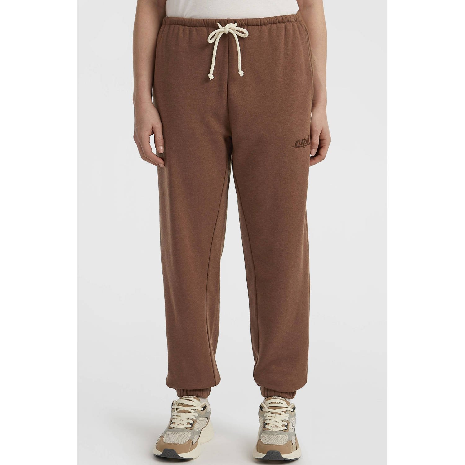 O'Neill straight regular waist broek donkerbruin