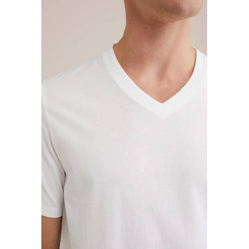 WE Fashion regular T-shirt wit - (set van 3) afbeelding