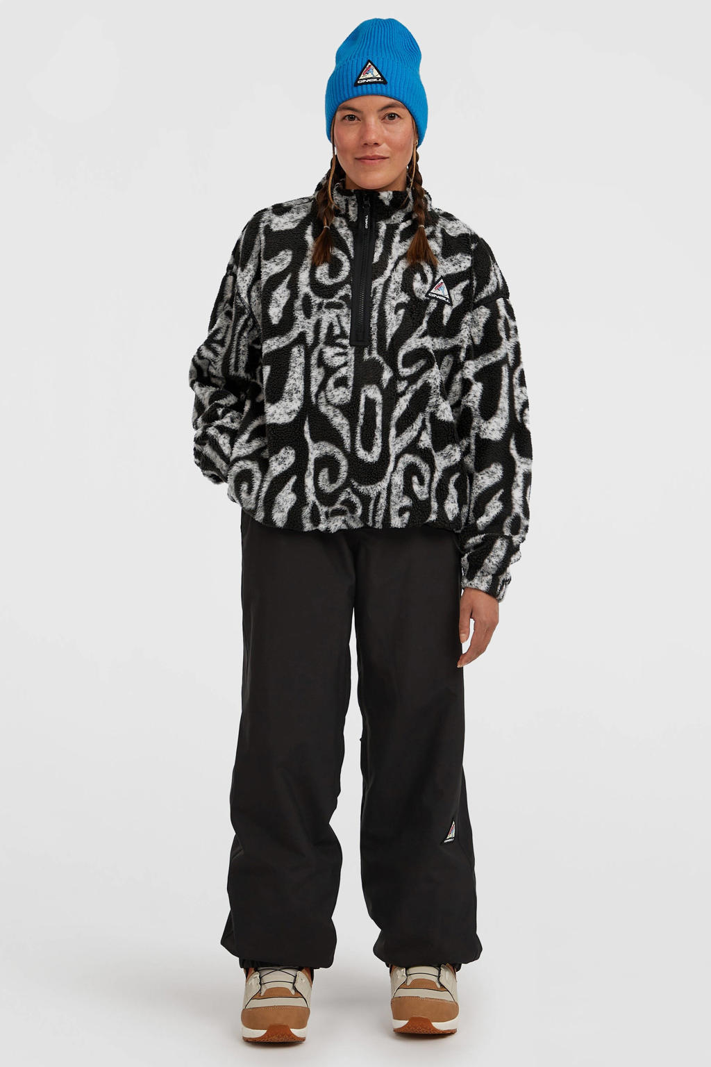 Zwarte dames O'Neill ski-broek van polyester met effen