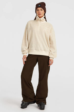 fleece sweater ecru