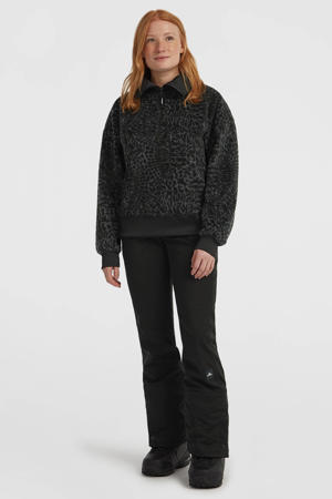 fleece sweater zwart