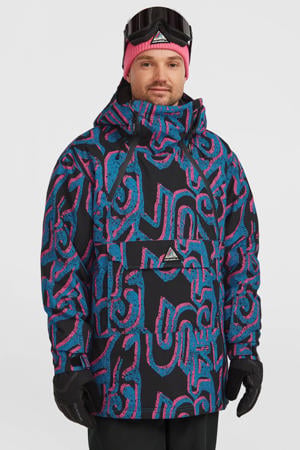 ski-anorak FWC'Play Asymmetric zwart/roze/paars