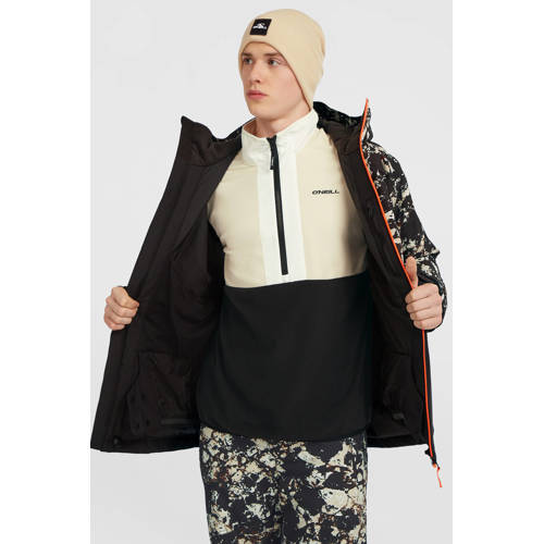 O'Neill ski-jas FWC'Cruz Block zwart/beige/oranje afbeelding